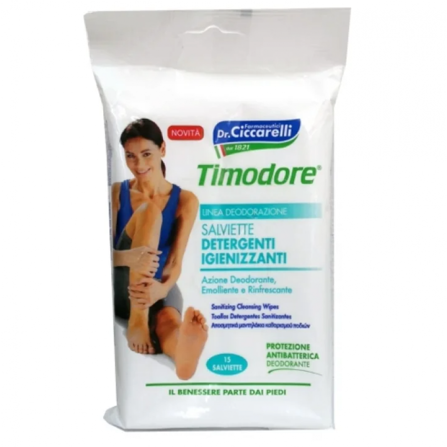 TIMODORE SALVIETTE DEODORANTI IGIENICHE 15 PEZZI