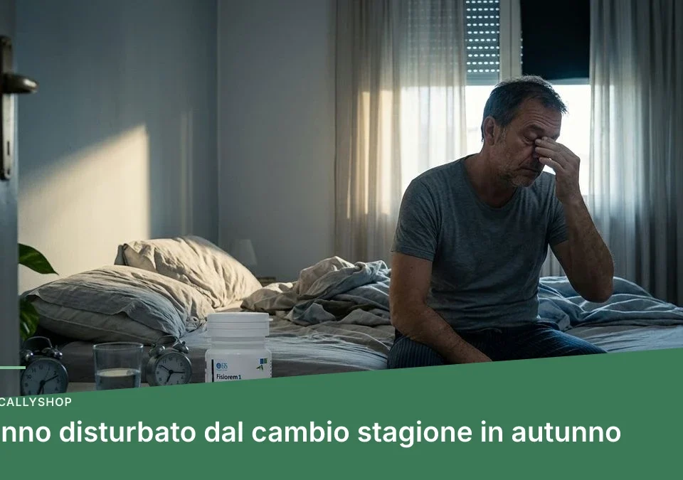 Sonno disturbato dal cambio stagione in autunno