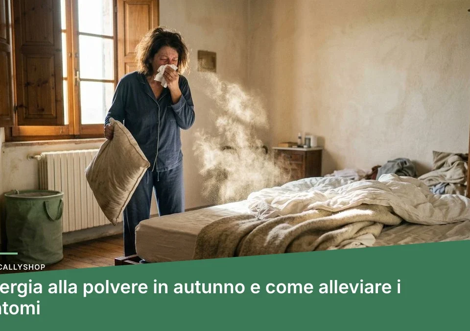 Allergia alla polvere in autunno e come alleviare i sintomi