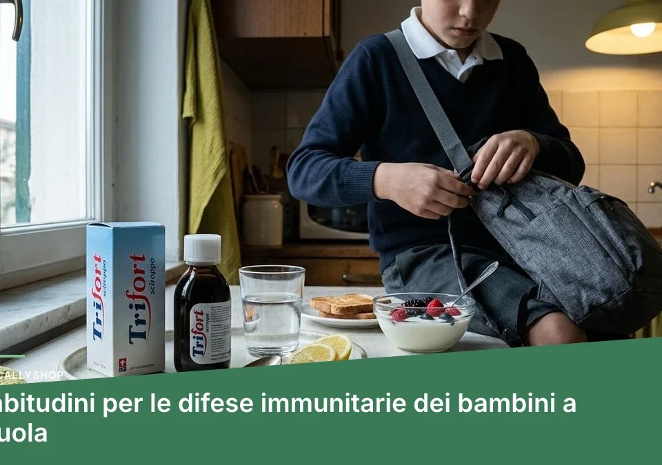 5 abitudini per le difese immunitarie dei bambini a scuola